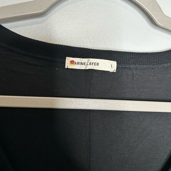 Marine Layer Lexi Rib Long Sleeve Midi Dress - Picture 7 of 7